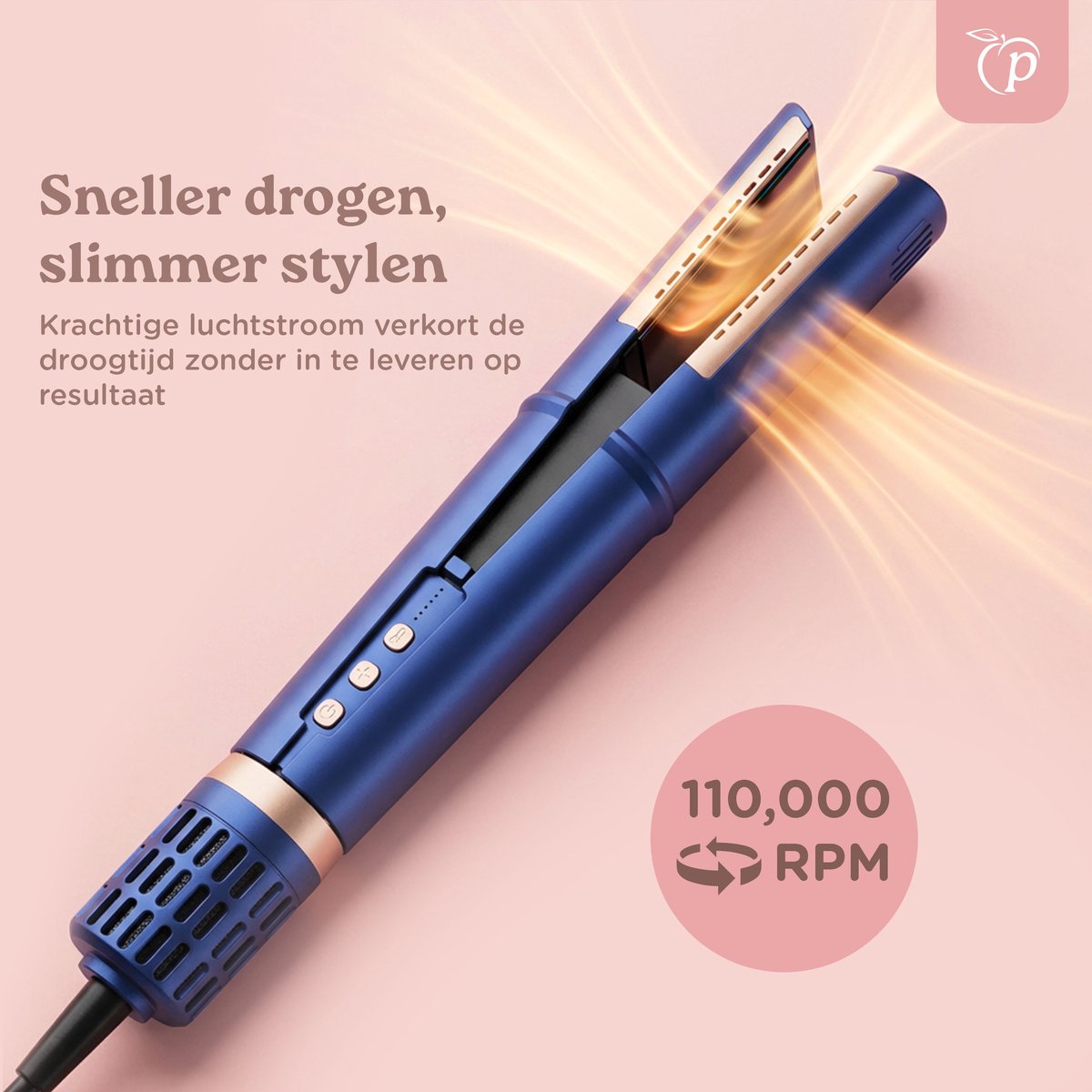 Karsten International 2-in-1 Stijltang en Haardroger met Ionentechnologie - afbeelding 2