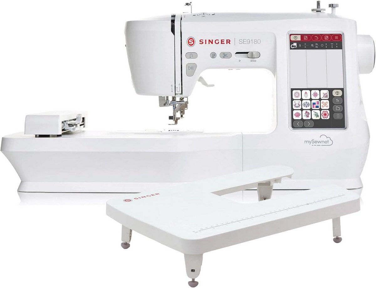 Uitbreidingstafel Naaimachine Tafel Wit voor Grote Naai- en Borduurprojecten