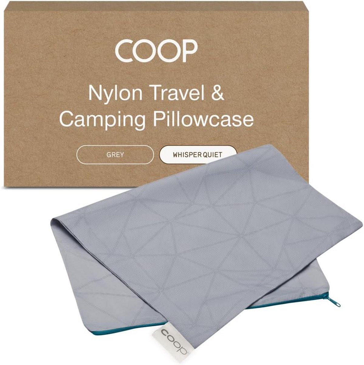 Waterdichte Nylon Reiskussensloop met Ritssluiting voor Camping en Reizen