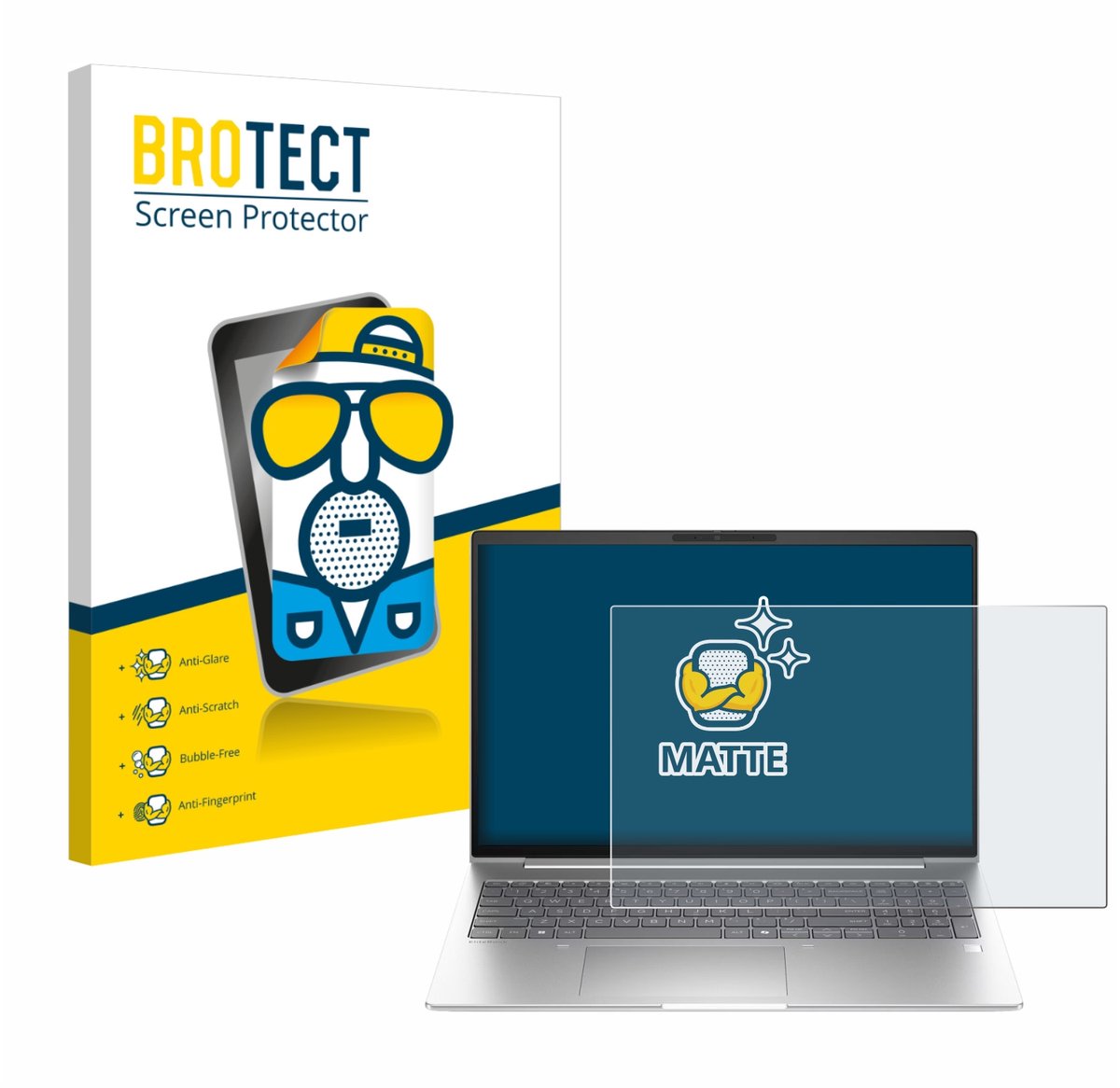 BROTECT - Screenprotector voor HP EliteBook 6 G1i 14 - Folie Beschermfolie matte