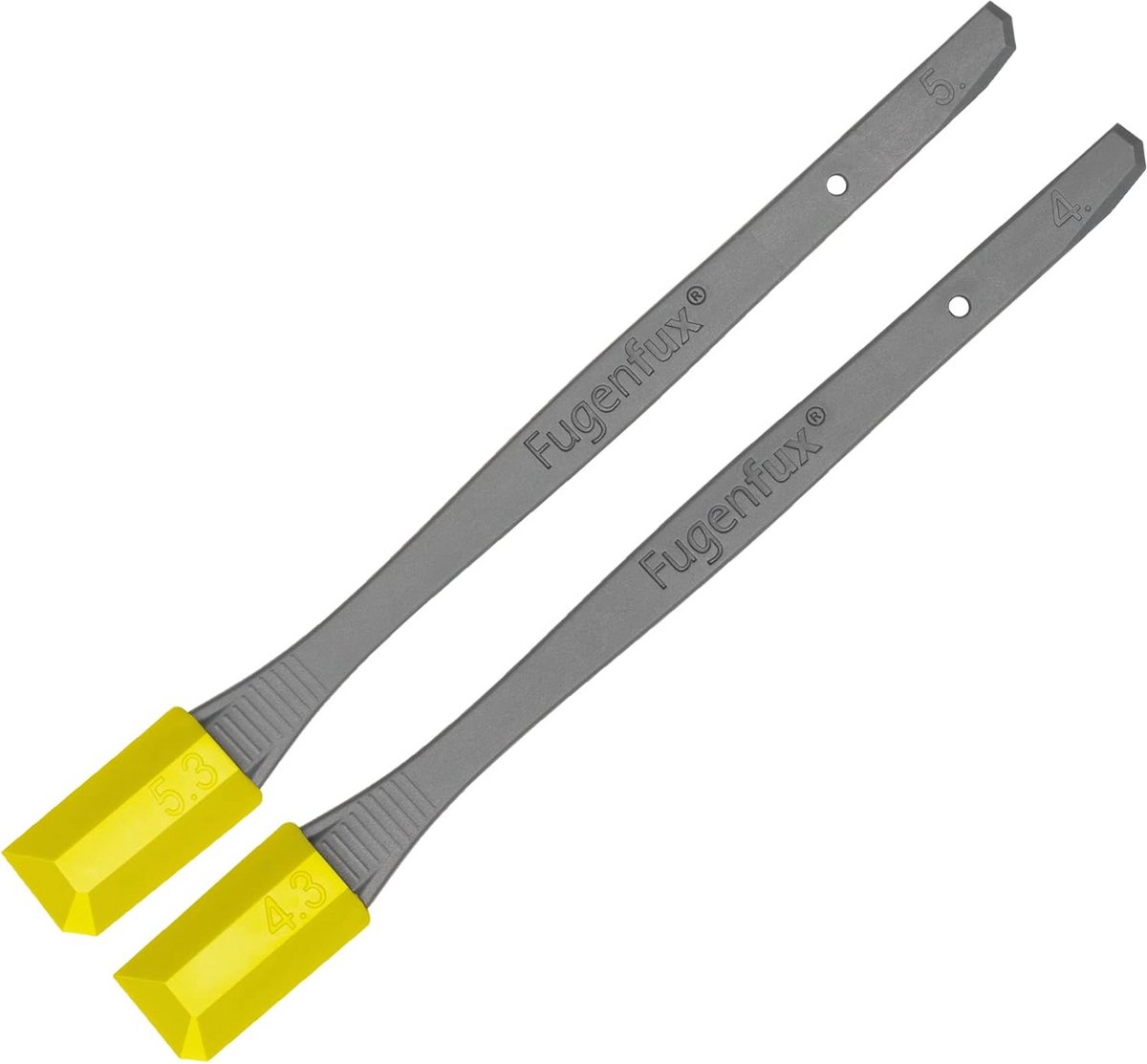 Professionele Siliconentrekker Set (2 Stuks) - Voegenspatel voor 4,3 mm en 6,3 mm Voegbreedtes