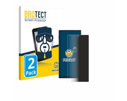 BROTECT - privacy screenprotector voor ZTE Nubia Z70S Ultra - Folie Beschermfolie Blauwlichtfilter 2 Stuks