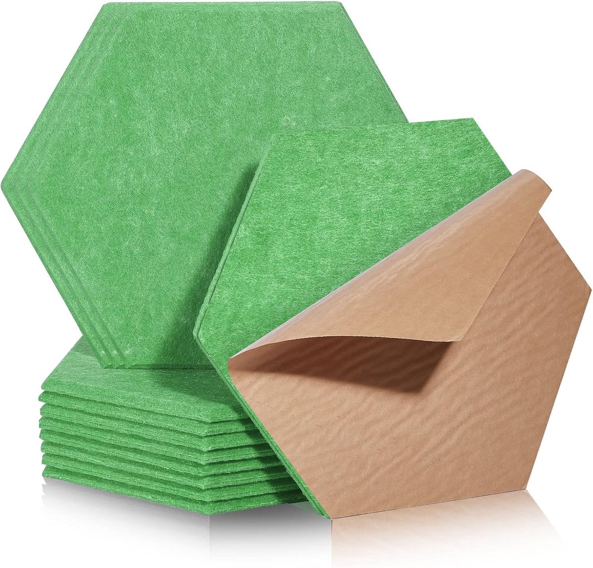 Geluidsisolatie Zelfklevend - Geluidsisolatieplaten - Studioschuim - Groen