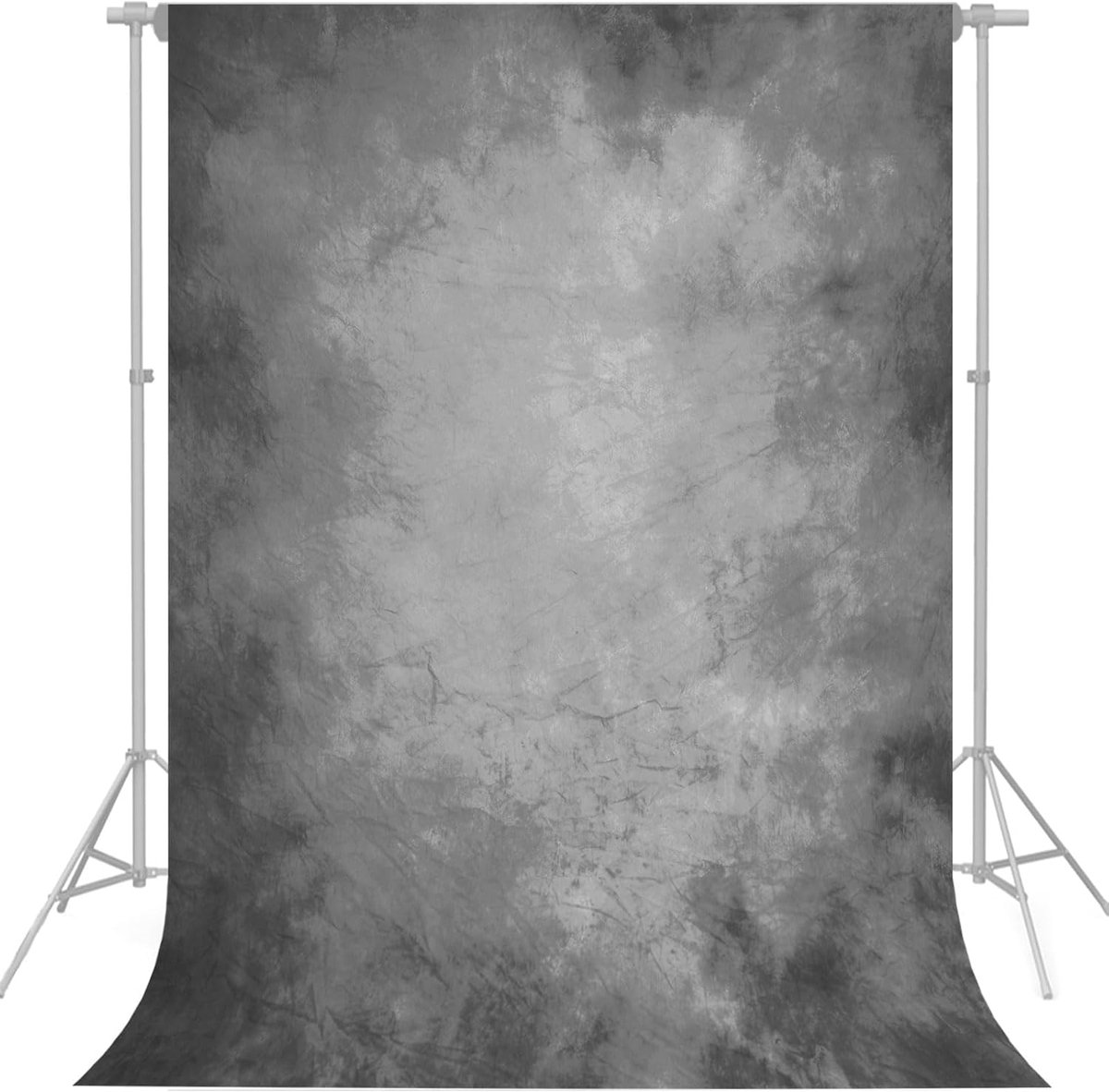 Abstract Lichtgrijs Kleurverloop Fotografie Achtergrond 1,5x2,2m voor Studio Portret