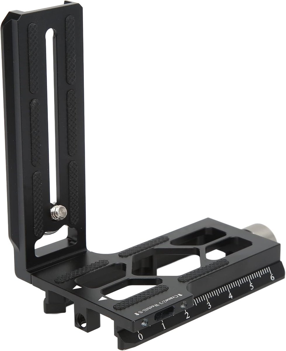 Verticale L-Beugel voor Camera Stabilisator met 1/4 Inch Schroefgat en Arca Poort