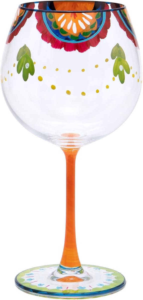 Gegraveerd Handgeschilderd Gin Glas 620ml met Cadeaubox