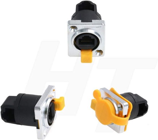 Bridge Rj45 Ip65 Waterdichte RJ45 Ethernet Chassis Connector Paneel Mount IP65 | bol