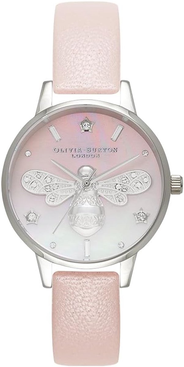 Analoog Kwarts Horloge - Dameshorloge Leren Band - Dagelijks Gebruik - Echt Leer - Verstelbaar 16-21.5cm - Rosé Goud