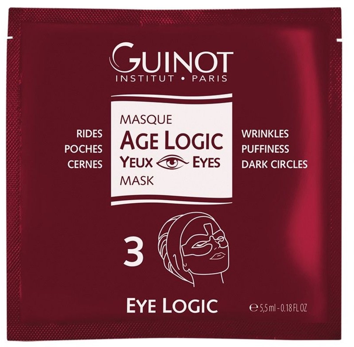 Guinot Masque Yeux Age Logic Augenmaske Set 4 x 5.5ml Sachet