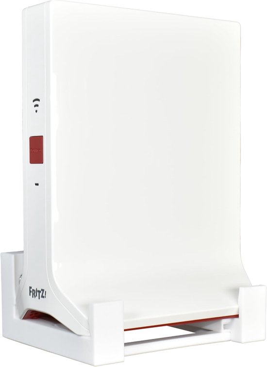 Universele witte wand- en plafondhouder voor Fritz Repeater en Fritz!Box, draaibaar en met kabelbinderlock