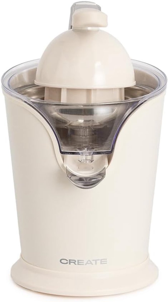 Elektrische Citruspers met Hendel - Spatvrij, 250 ml Sapreservoir & Vaatwasmachinebestendig