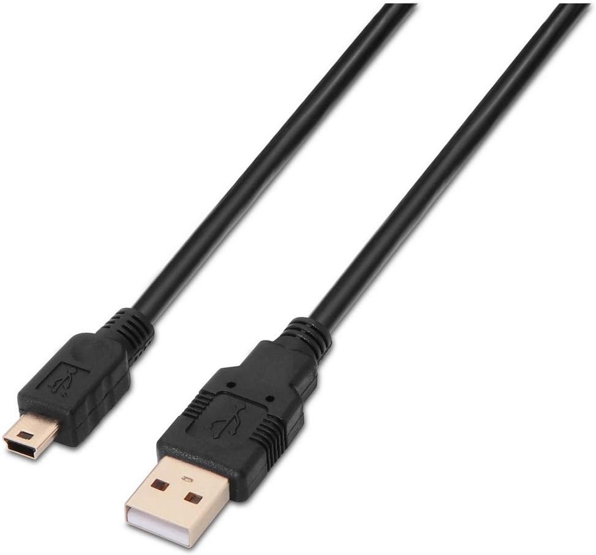 USB Kabel - Datakabel Oplader - Mobiele Apparaten - RoHS Standaarden - 3 Meter - Zwart