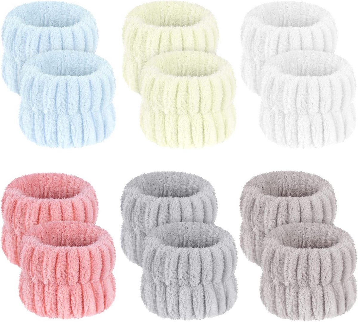 Elastische Microvezel Polsband voor Gezichtsreiniging en Make-up