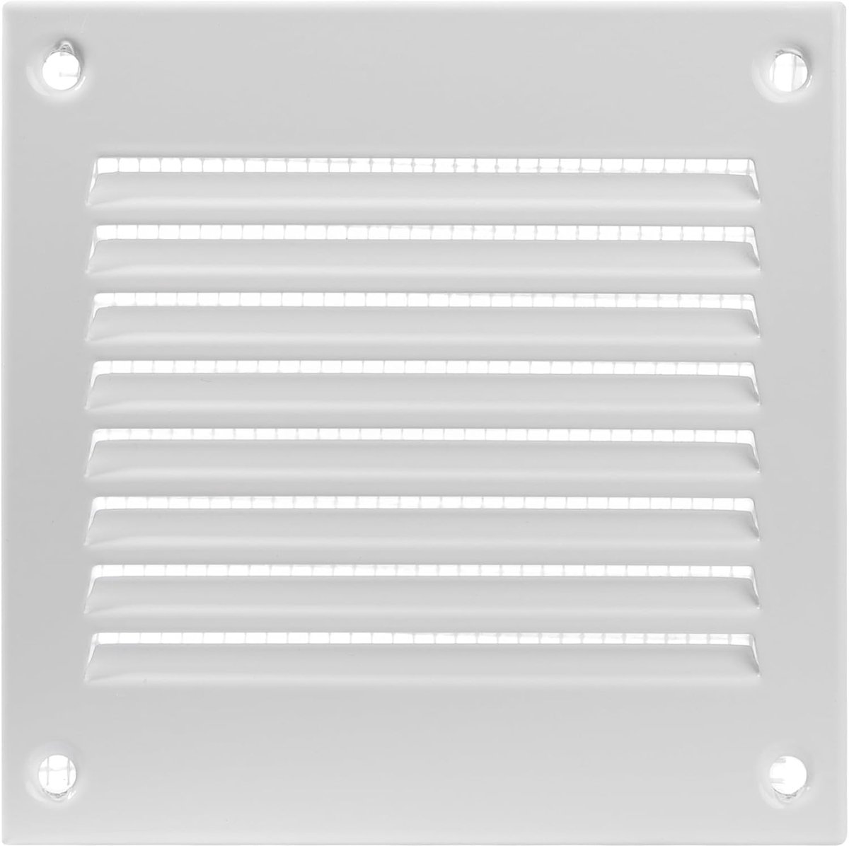 Metalen Ventilatierooster 10 x 10 cm met Ongediertebescherming voor Airconditioning