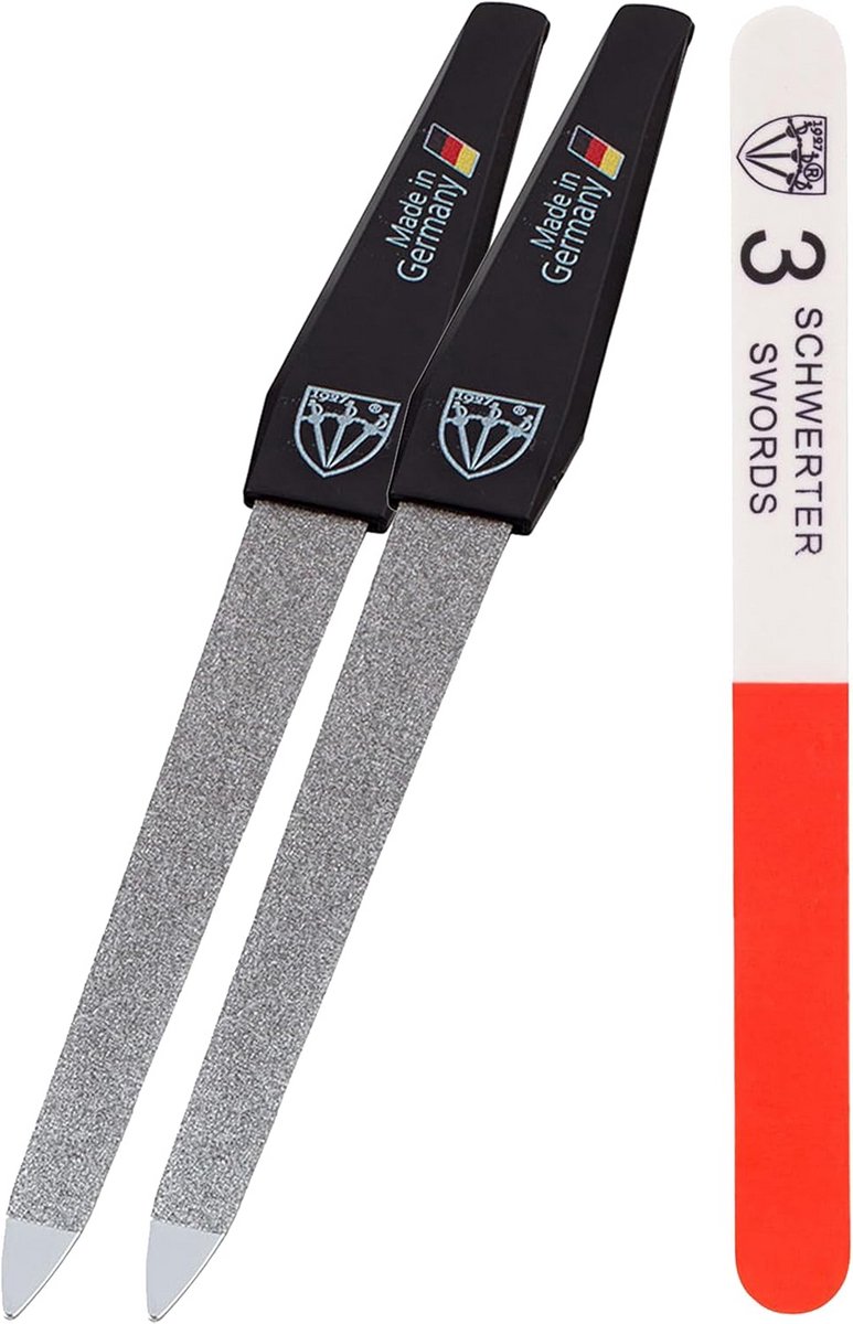 Sapphire Nagelvijlen Set - 2 Stuks met Nagelpolisher voor Perfecte Manicure en Pedicure