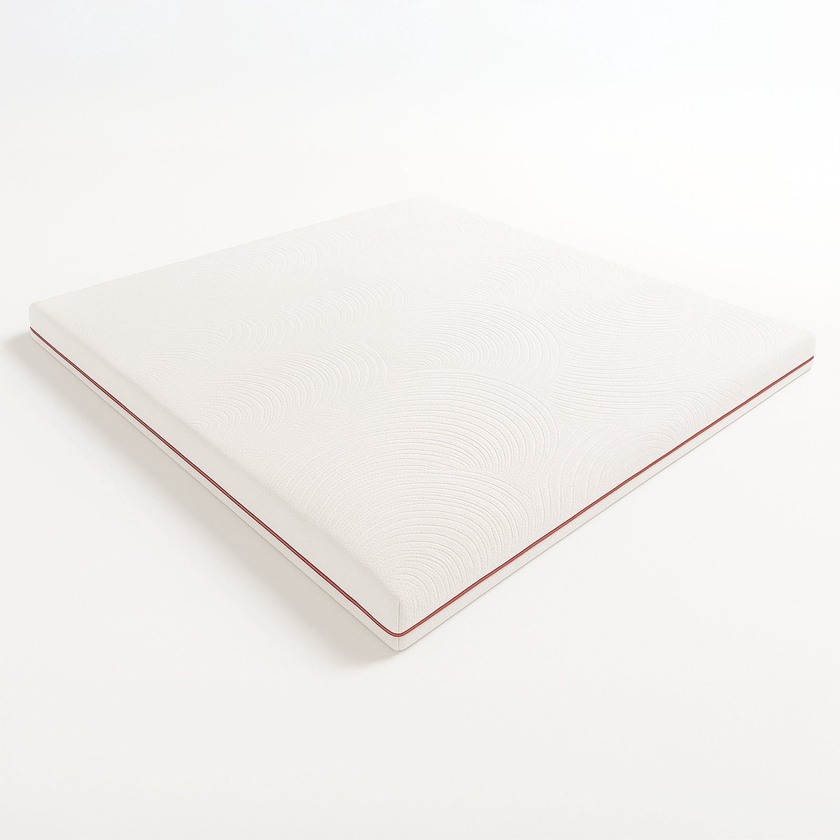 The White Stone Matras Topper 140x200 Memory Foam met 9 Verschillende Zones | Hoogte 5 cm | Pure Hypoallergeen Stof en Afneembaar | Matras Corrector Made in Italy