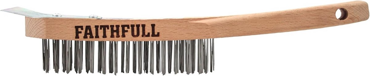 L/W 4 Row Scraper en Draad Krabborstel voor Doe-Het-Zzelfers
