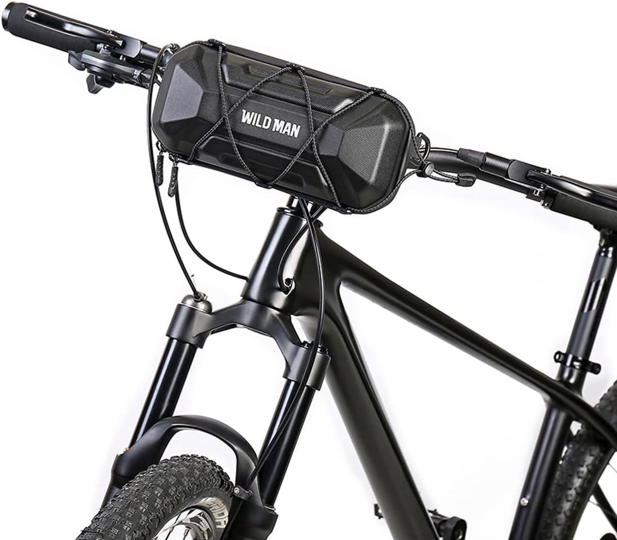 Waterdichte Fietstas voor Stuur en Topbuis met 4-Kleurige Elastische Straps