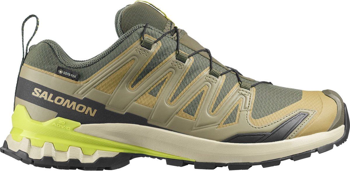SALOMON xa pro 3d v9 gore-tex Lage wandelschoenen heren Legergroen Geel