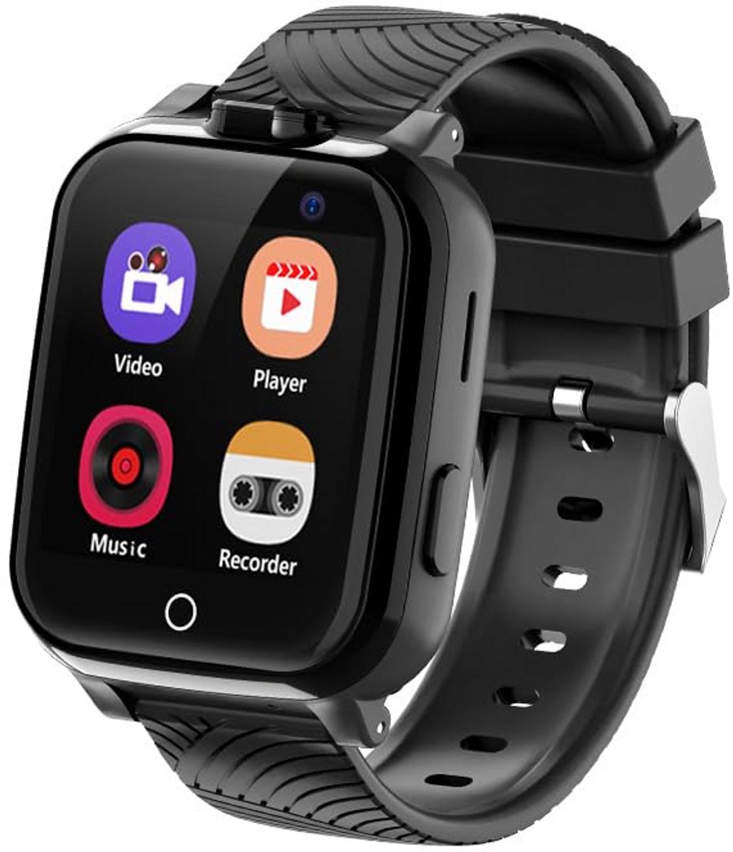 Smartwatch voor kinderen met 13 functies, audioboeken, 30 spelletjes, oproepen, SOS-modus en camera