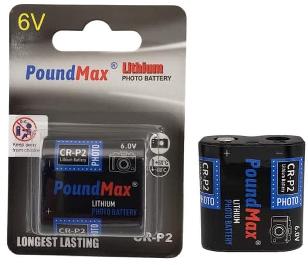 6V Lithium CR-P2 Batterij (1 Stuk) - Perfect voor Diverse Toepassingen