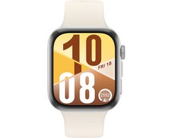 HUAWEI WATCH FIT 4 - Smartwatch - Geavanceerde sportmodi - Tot 10 dagen batterijduur - Compatibel met iOS & Android - Wit