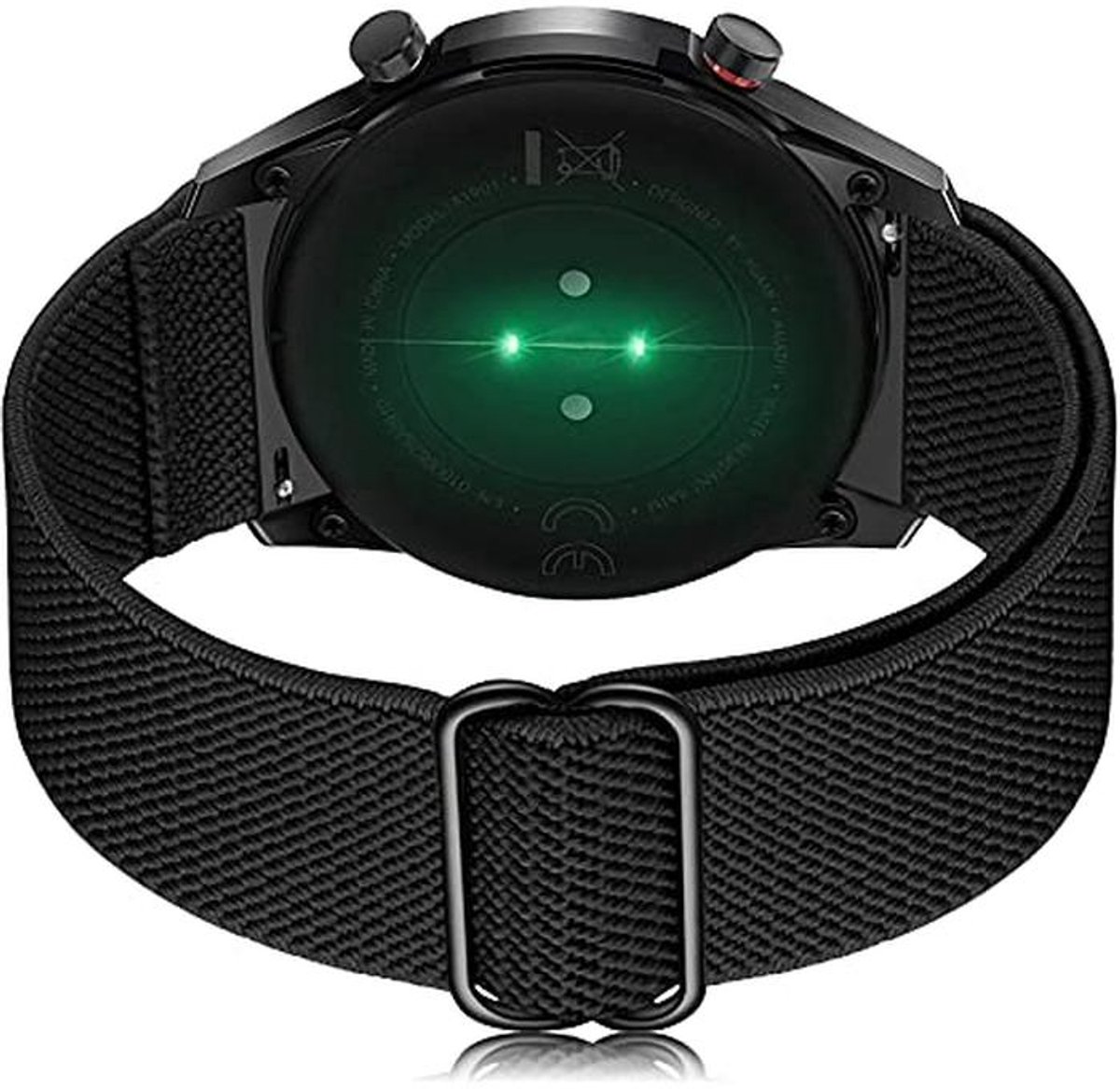 Nylon Vervangende Sporthorlogeband 22mm voor Smartwatches