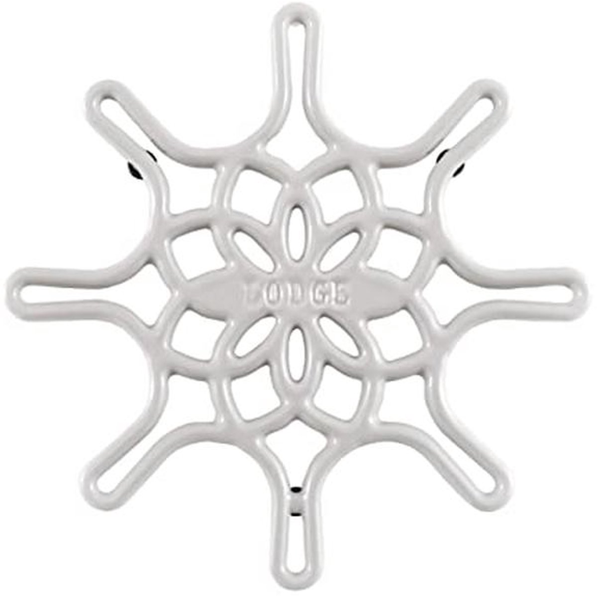 Emailleren Gietijzeren Koekenpan Trivet - 8 Inch - Oesterkleur