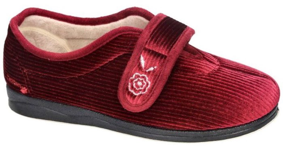 Padders -Dames - rood donker - pantoffels - maat 41