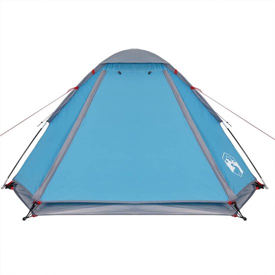 vidaXL Koepeltent - 4 Persoons - Waterdicht - Blauw Kampeertent - Tent - Koepeltent - Buitenleven - Camping van Vidaxl — afbeelding 4