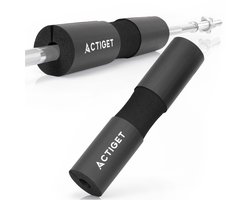Actiget® Barbell Pad | Halterhoes | 1 Stuk | Zwart | EVA-schuim