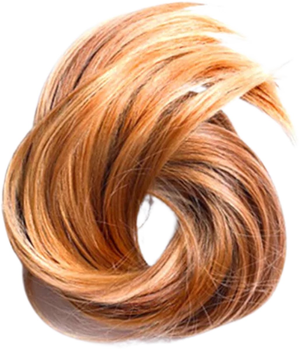 Biologische haar kleuring - henna poeder - kruiden - GOUD BLOND 7.3 - natuurlijke verf - handschoenen en muts