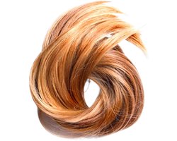 Biologische haar kleuring - henna - kruiden - GOUD BLOND 7.3 - natuurlijke verf - handschoenen en muts