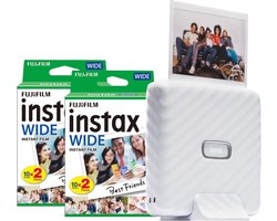 Directe Printer - Foto Printer - Direct Foto's Printen - Printen Via Bluetooth - Instax Wide Formaat - Wit