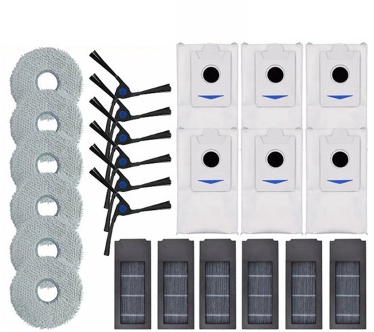 Accessoires Geschikt voor Ecovacs Deebot X2 Omni / X2 Pro robotstofzuiger - 24-delige set