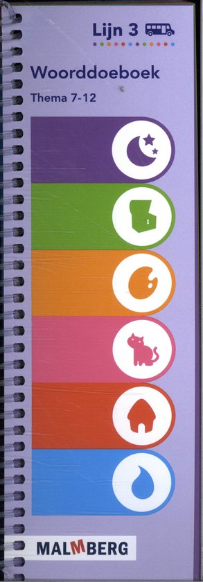 Lijn 3 groep 3 thema 7-12 Woorddoeboek - cover