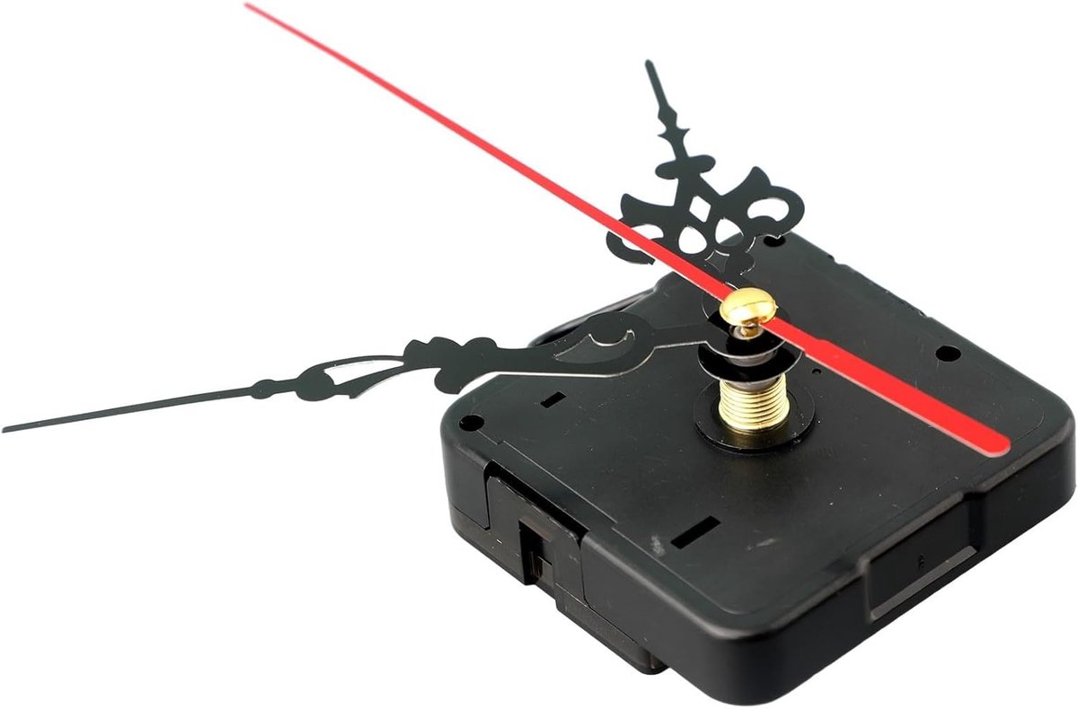 Klok Reparatie Set - Uurwerk Vervanging - Klokken Maken - Stil Mechanisme - 15 x 5 x 2 cm