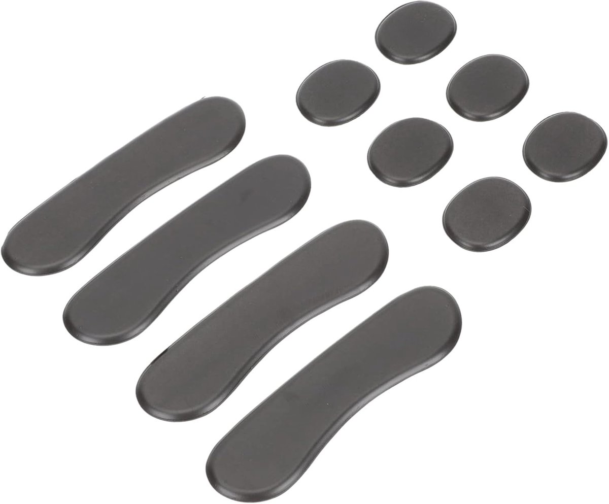 Drum Oefenpads - Dempers Geluiddempend - Stil Drummen - 10 Stuks Set - 10x2cm - Zwart