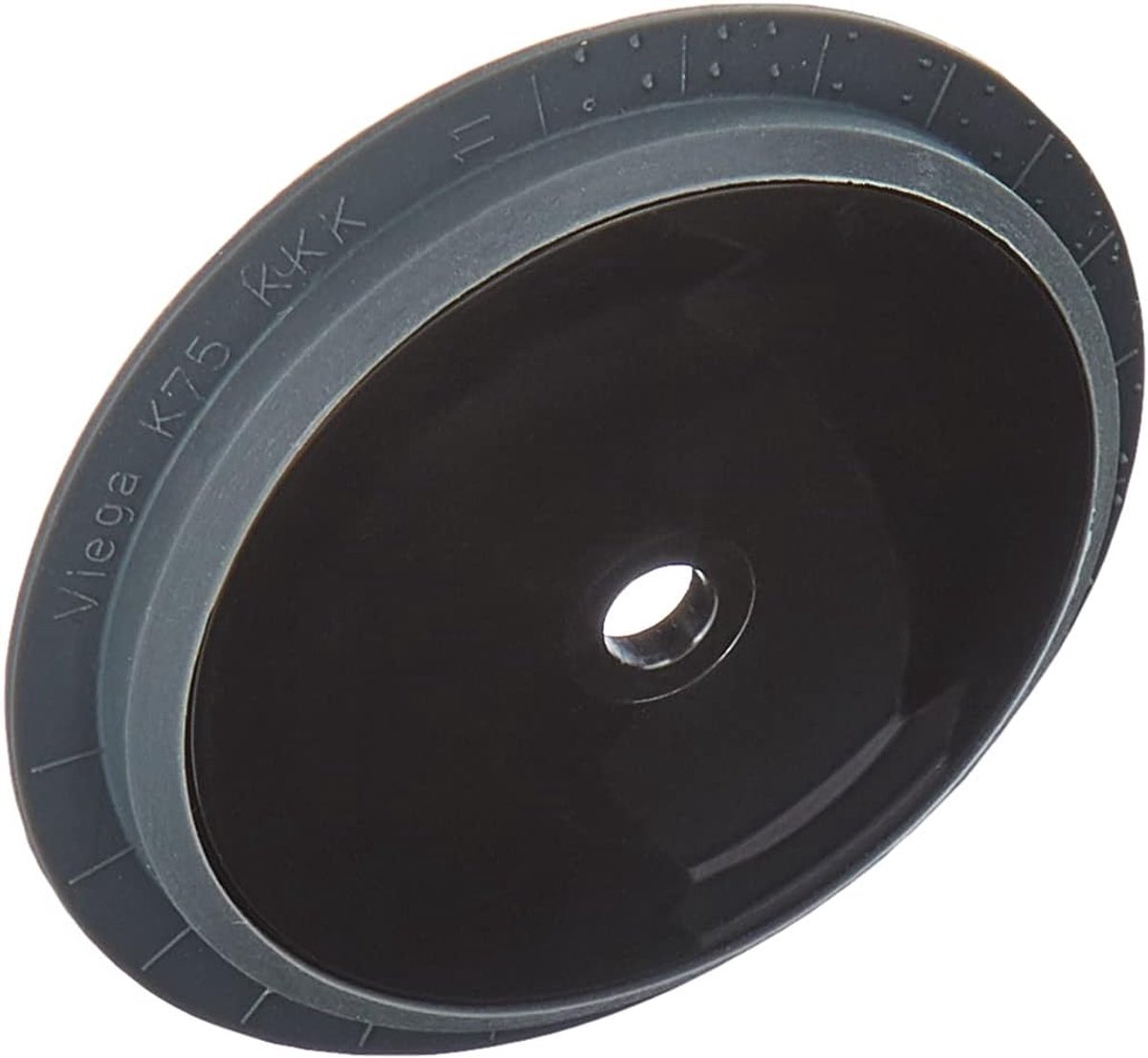 Gootsteen Afdichting - Afvoerring - Lekkage Voorkomen - 90mm Afvoergat - 53mm Buiten 5mm Binnen - Zwart