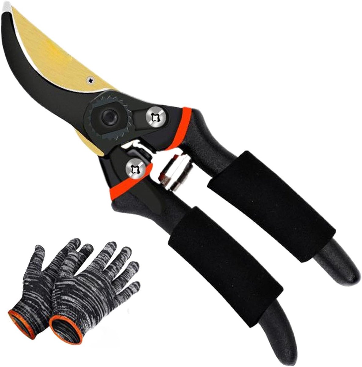 Bloemen Snoeischaar - Tuinschaar Takken - Bloemen Snoeien - Ergonomische Handgreep - 20 cm