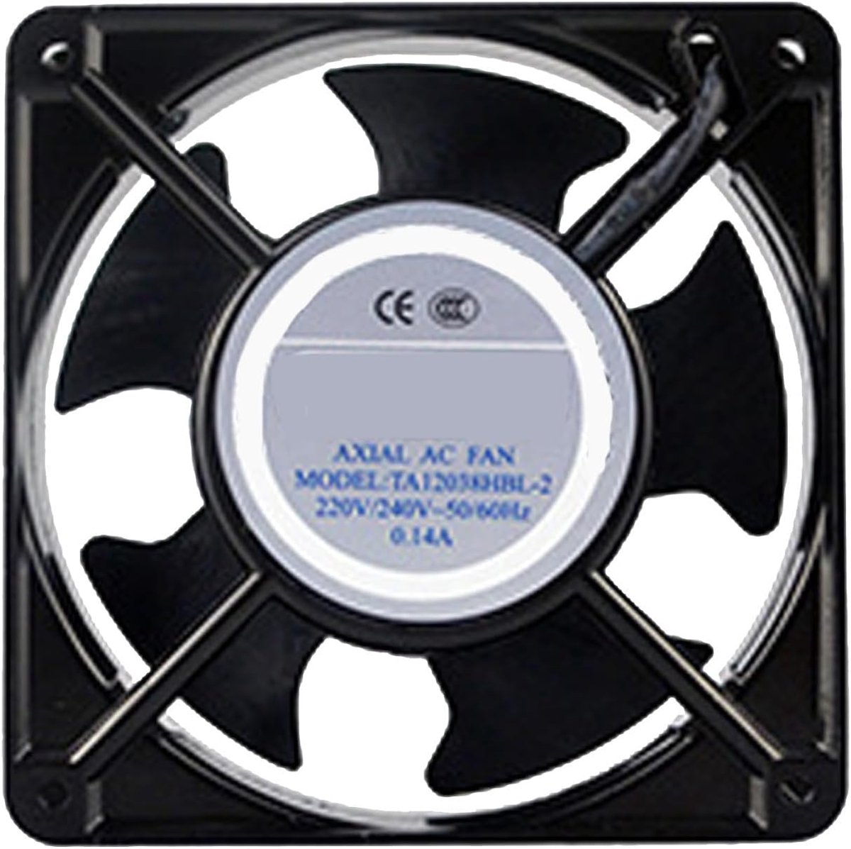 Warmte Kachelventilator - Zelfvoorzienend - Gelijkmatig Verwarmen - Energiebesparend - 12 x 12 cm - Zwart