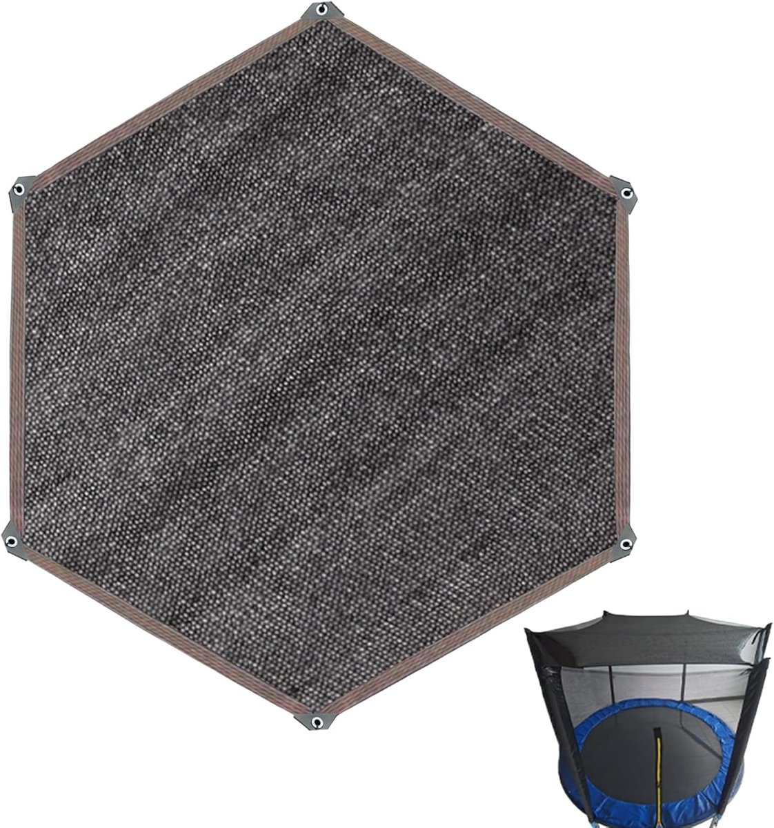 Trampoline Afdekking - Zonnezeil Opzetstuk - Buiten Beschermen - Waterdicht Scheurvast - 8FT Diameter