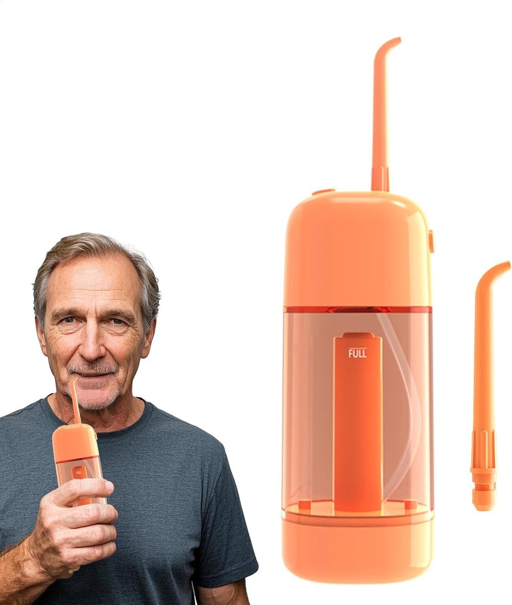 Elektrische Mondreiniger - Water Flosser - Reizen Mondverzorging - Draagbaar Compact Ontwerp - 90ml Tank