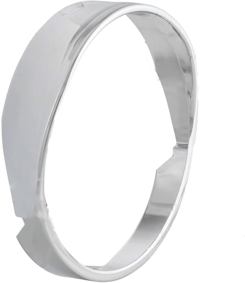 Koplamp Frame - Voorlicht Rand - Motor Verfraaiing - Verchroomd IJzer - 15 x 14.7 cm - Chroom