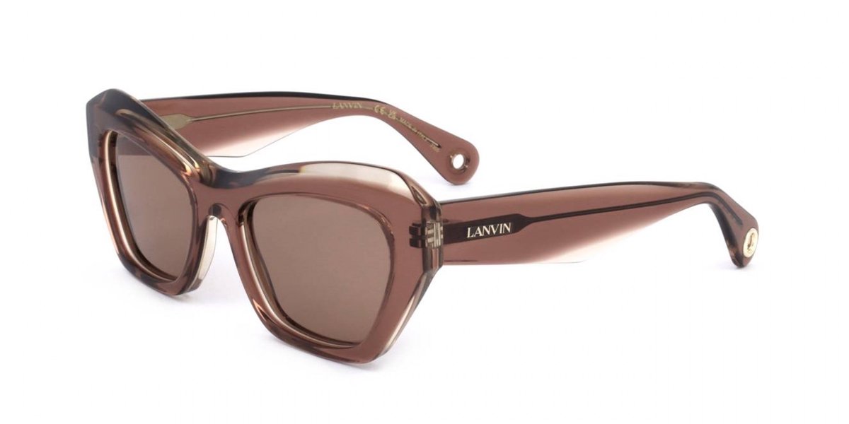 Lanvin LNV663S Transparent antique rose 53/19/140 WOMAN Zonnebrillen
