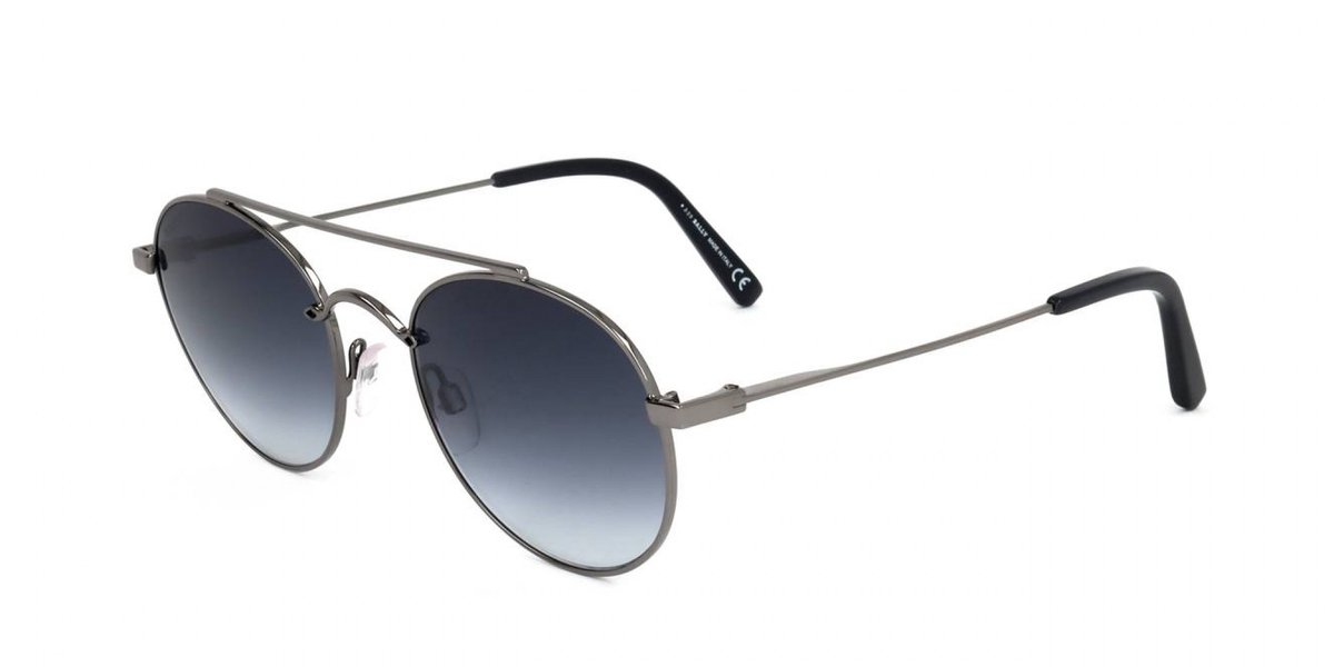 Bally BY0029 Shiny gunmetal 52/20/145 MAN Zonnebrillen