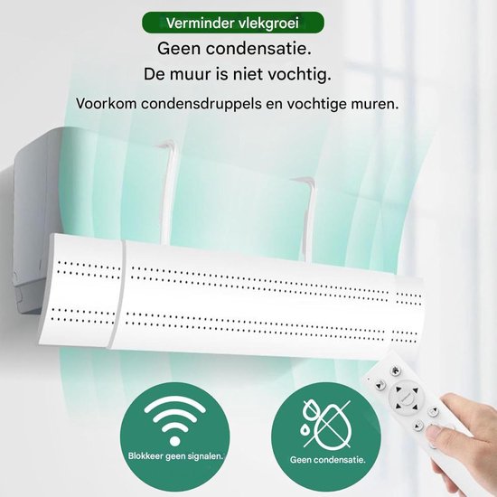 Airco Windscherm - Verstelbare Ventilatiedeflector - Comfort Binnen - Anti-Directe Luchtstroom - 72x110x19cm — afbeelding 3