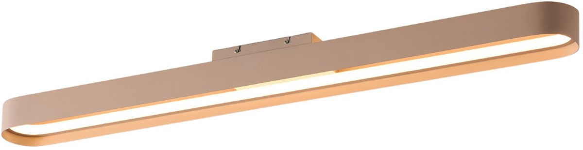 Kosilum - Oswin - Plafondlamp - Beige - Aluminium, ijzer en siliconen