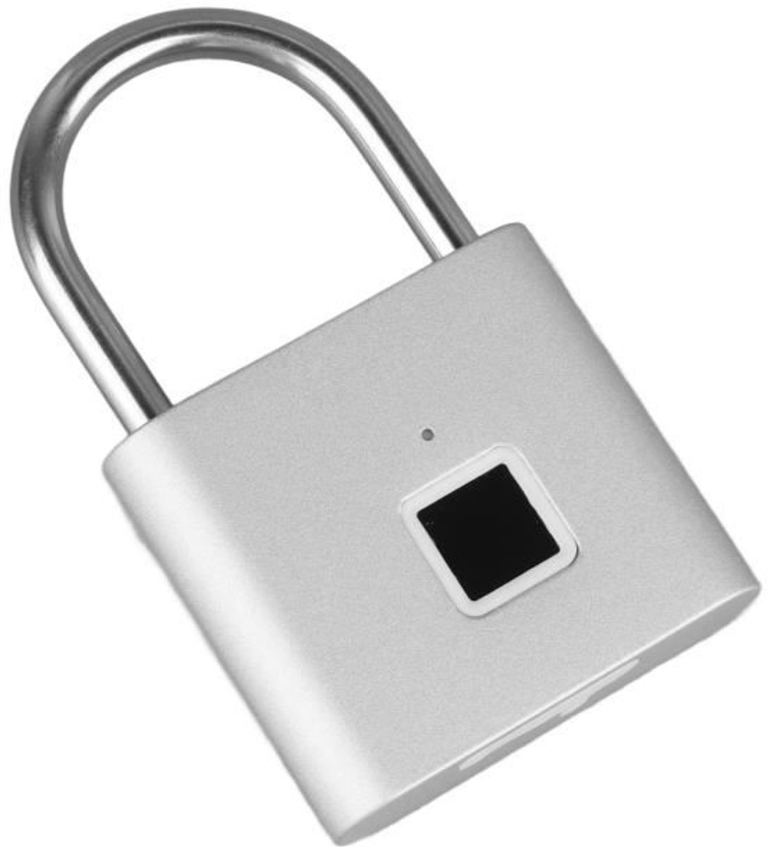 Vingerafdruk hangslot - Zilver - Waterdicht - Snel ontgrendelen - Biometrische herkenning