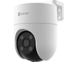 EZVIZ H8c Pro 4K – WiFi Beveiligingscamera Buiten – Pan & Tilt Camera – 360° Zicht, AI Persoons- & Voertuigdetectie, Kleuren Nachtzicht & Sirene – Wit